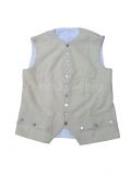 Rev War off white wool vest